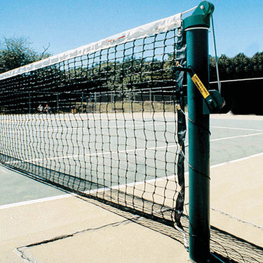 Tennis Posts - (3-1/2 in. Post) (Outdoor) - Heavy-Duty Upright (Round) (Green)